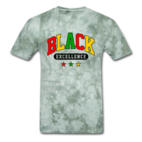 Black Excellence - military green tie dye