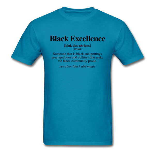 Black  Excellence Definition - turquoise