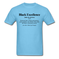 Black  Excellence Definition - aquatic blue