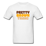 PRETTY BROWN - white
