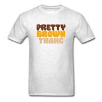 PRETTY BROWN - light heather gray