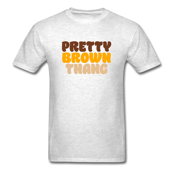 PRETTY BROWN - light heather gray