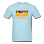 PRETTY BROWN - powder blue