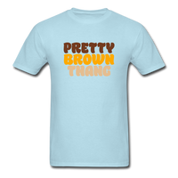 PRETTY BROWN - powder blue