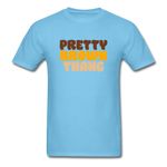 PRETTY BROWN - aquatic blue