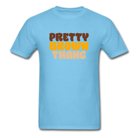PRETTY BROWN - aquatic blue
