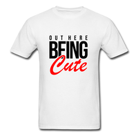 OUTHEREBEINGCUTE - white