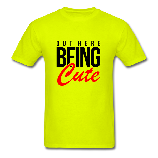 OUTHEREBEINGCUTE - safety green