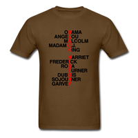 Black History Names - brown