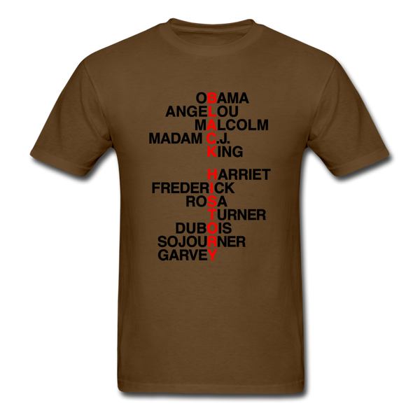 Black History Names - brown