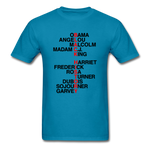 Black History Names - turquoise