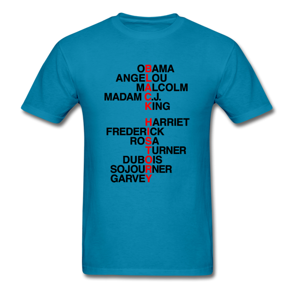 Black History Names - turquoise