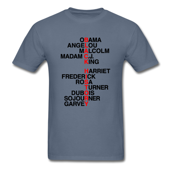 Black History Names - denim
