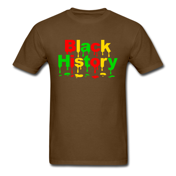 Black History Drip - brown