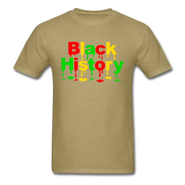 Black History Drip - khaki