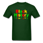 Black History Drip - forest green