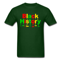 Black History Drip - forest green