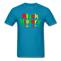 Black History Drip - turquoise