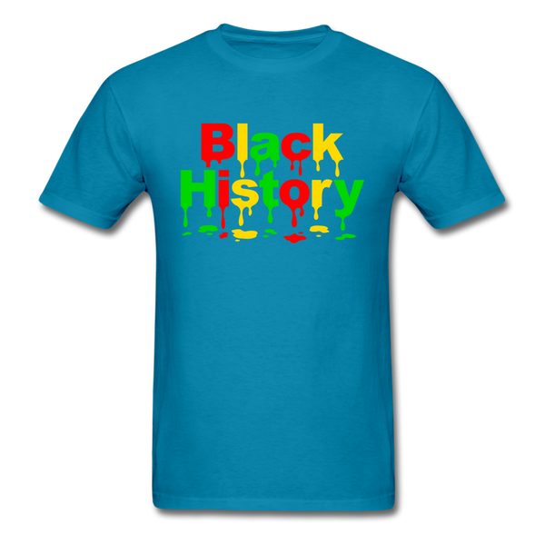 Black History Drip - turquoise