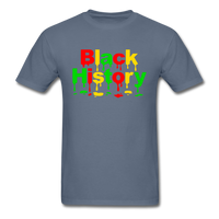 Black History Drip - denim
