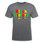 Black History Drip - mineral charcoal gray