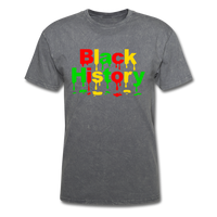 Black History Drip - mineral charcoal gray