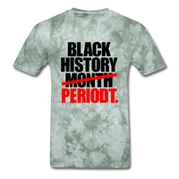 Black History Month Periodt - military green tie dye