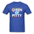 QUEEN OF PETTY - royal blue