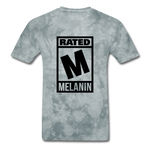 RATED M MELANIN - grey tie dye