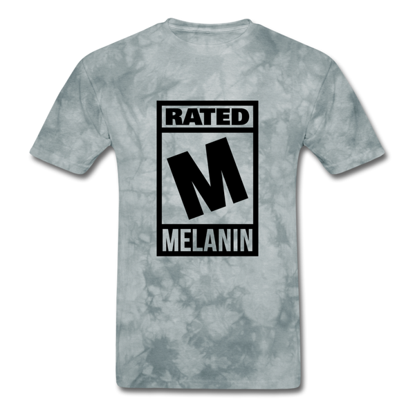 RATED M MELANIN - grey tie dye