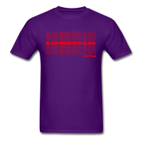 Black Mixed With Black - purple