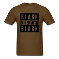 Black Mixed With Black - brown