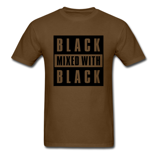 Black Mixed With Black - brown