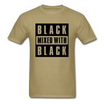 Black Mixed With Black - khaki