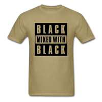 Black Mixed With Black - khaki