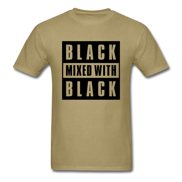 Black Mixed With Black - khaki