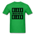 Black Mixed With Black - bright green