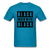 Black Mixed With Black - turquoise