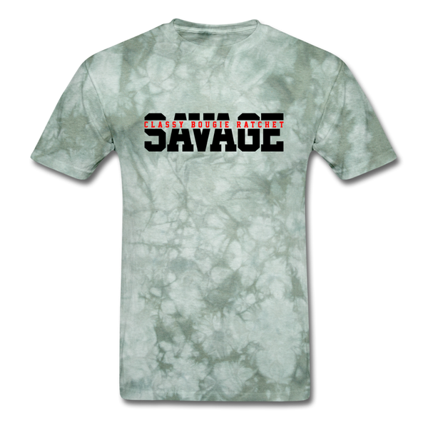 Savage Classy - military green tie dye