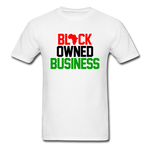 Black Owned Business - white
