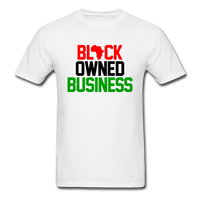 Black Owned Business - white