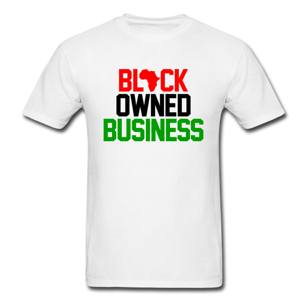 Black Owned Business - white