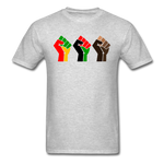 Black Power Fist - heather gray