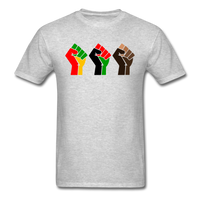 Black Power Fist - heather gray