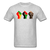 Black Power Fist - heather gray