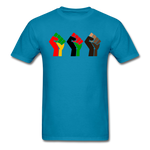 Black Power Fist - turquoise