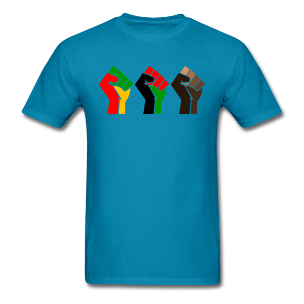 Black Power Fist - turquoise