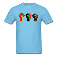Black Power Fist - aquatic blue