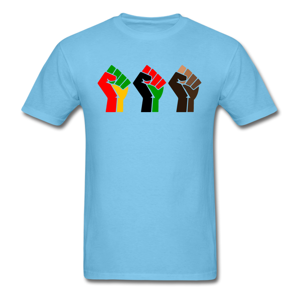 Black Power Fist - aquatic blue