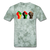 Black Power Fist - military green tie dye